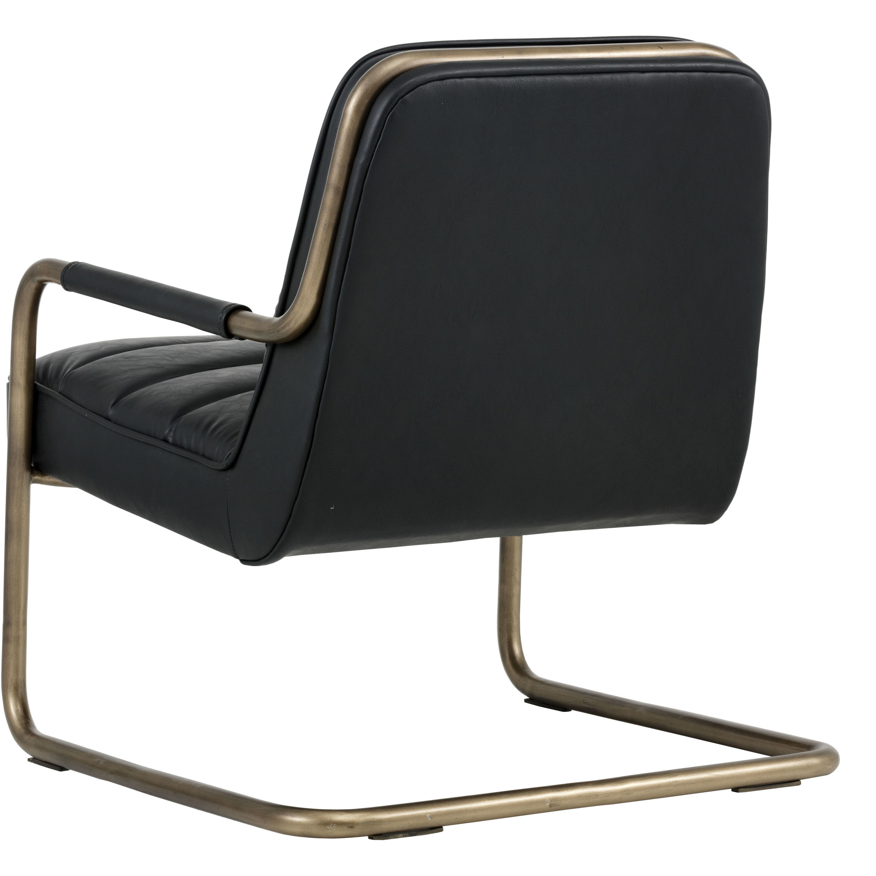 Lincoln Vintage Black Lounge Chair